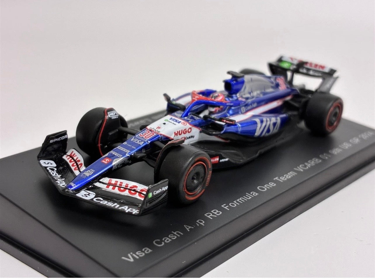 1:64 Liam Lawson #30 US GP 2024 Visa Cash App RB Formula One Team VCarb 01 Spark