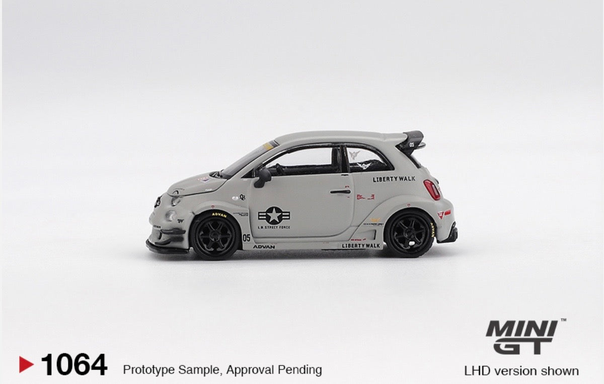 1:64 LB-Works x Abas Works Abarth 595 Fighters Mini GT 1064