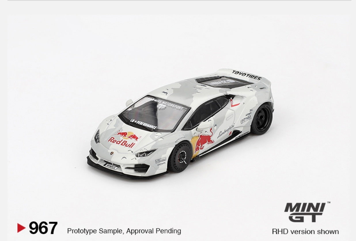 1:64 Lamborghini Huracan LB Works Ver 2 Mad Mike Nimbul Mini GT 967