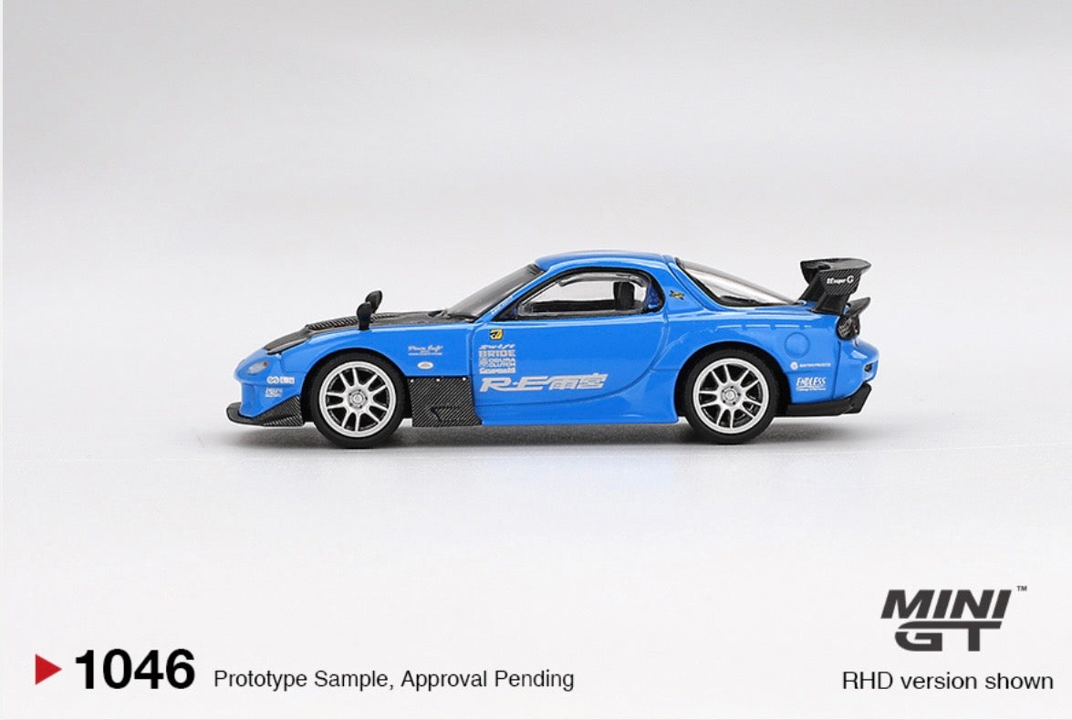 1:64 Mazda RX-7 RE Amemiya 20B NA 3Rotor-7 Ama- san Go Mini GT 1046