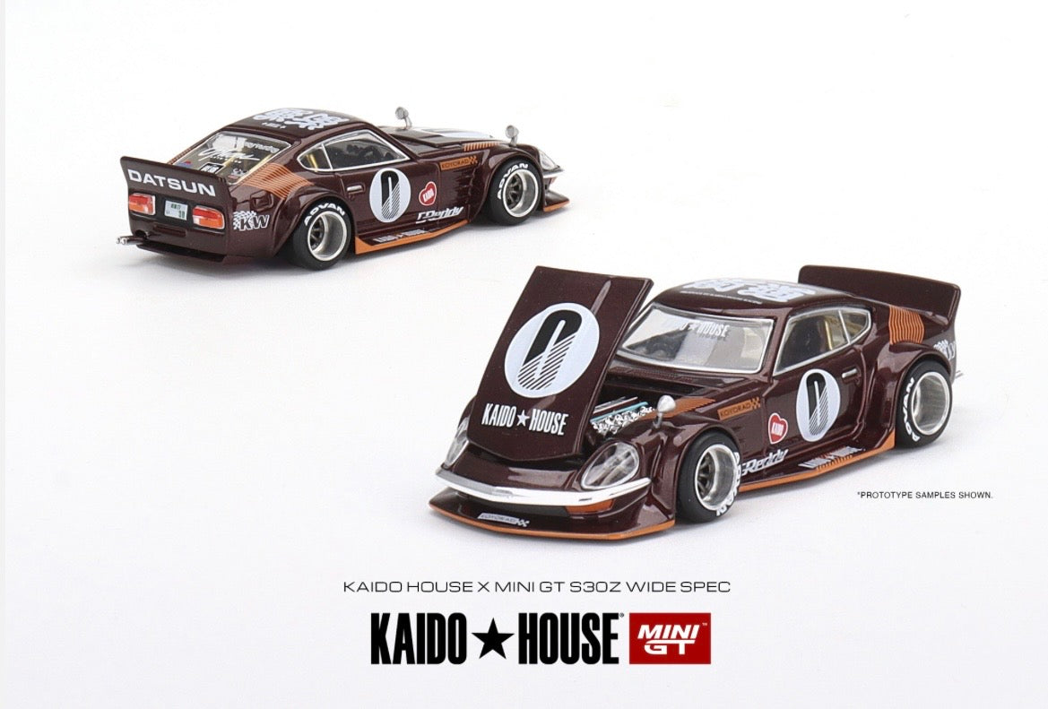 1:64 Datsun Fairlady Z Dark Red #023 Kaido House