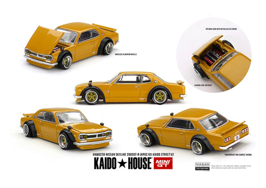 1:64 Nissan Skyline 2000GT-R (KPGC10) Kaido Street V2 #228 Kaido House Pre-Order