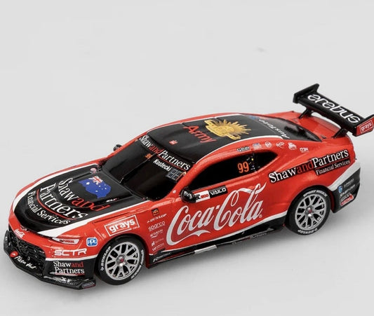 1:64 Brodie Kostecki #99 2023 Supercars Championship Winner Coca-Cola Racing Chevrolet Camaro Authentic Collectables