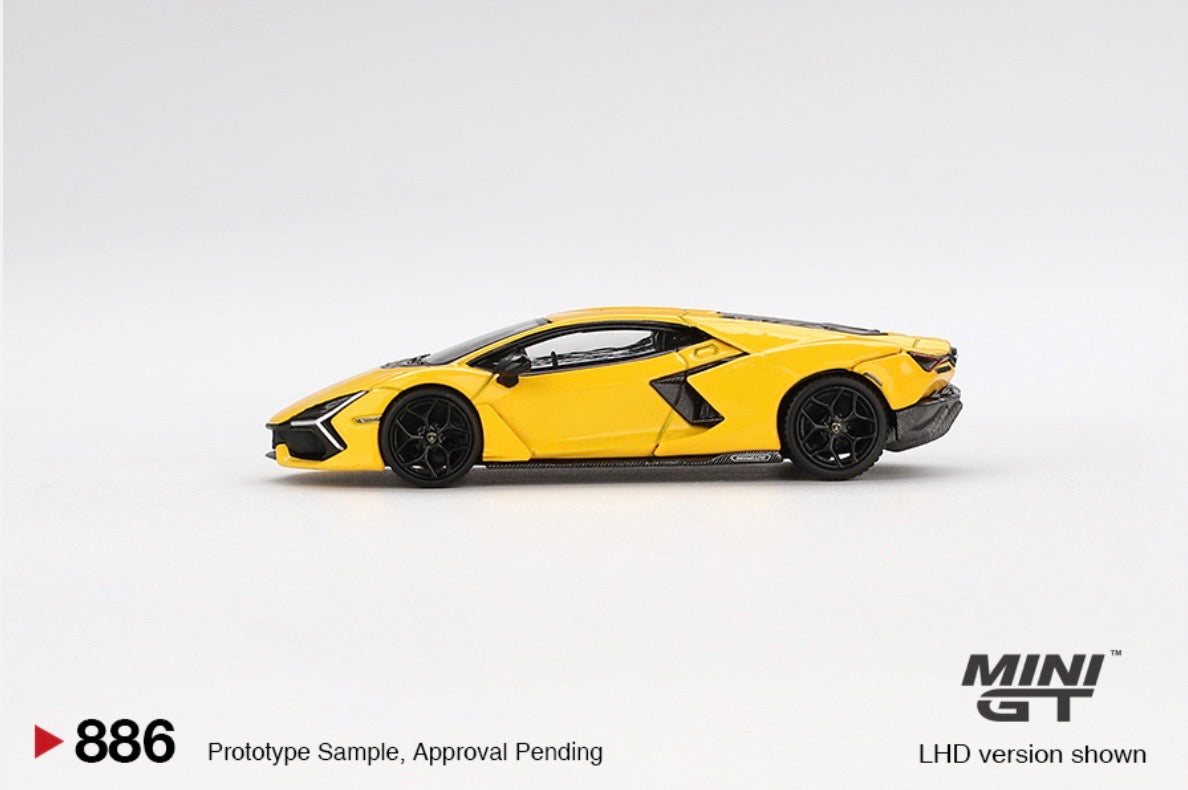 1:64 Lamborghini Revuelto Giallo Mini GT 886