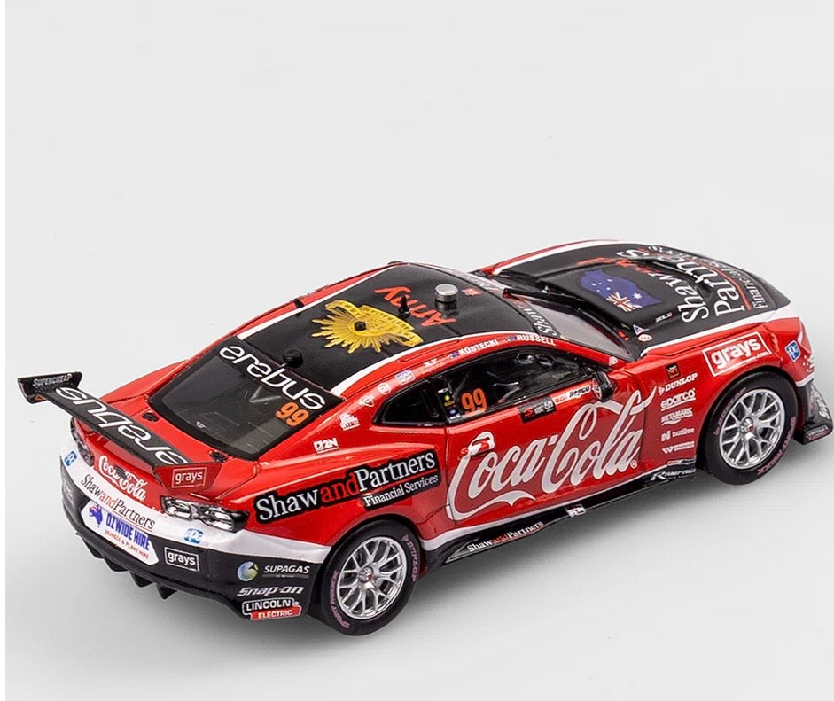 1:43 Kostecki Russell #99 2023 Repco Bathurst 1000 Pole Position Coca-Cola Racing by Erebus Authentic Collectables