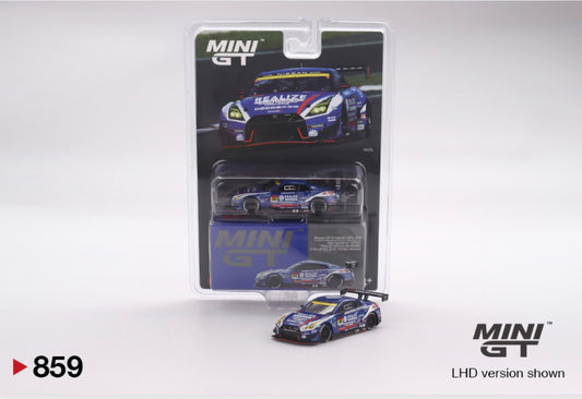 1:64 Nissan GT-R Nismo GT3 #56 2023 Super GT Series Realize Nissan Mechanic MINI GT 859