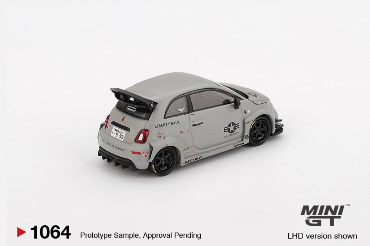 1:64 LB-Works x Abas Works Abarth 595 Fighters Mini GT 1064