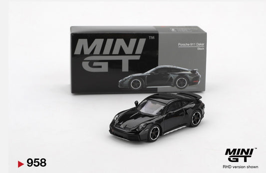 1:64 Porsche 911 Dakar Black Mini GT 958