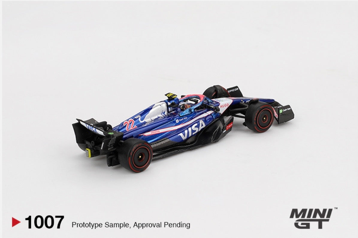 1:64 RB VCARB 01 #22 Yuki Tsunoda 2024 F1 2024 Bahrain GP Mini GT 1007