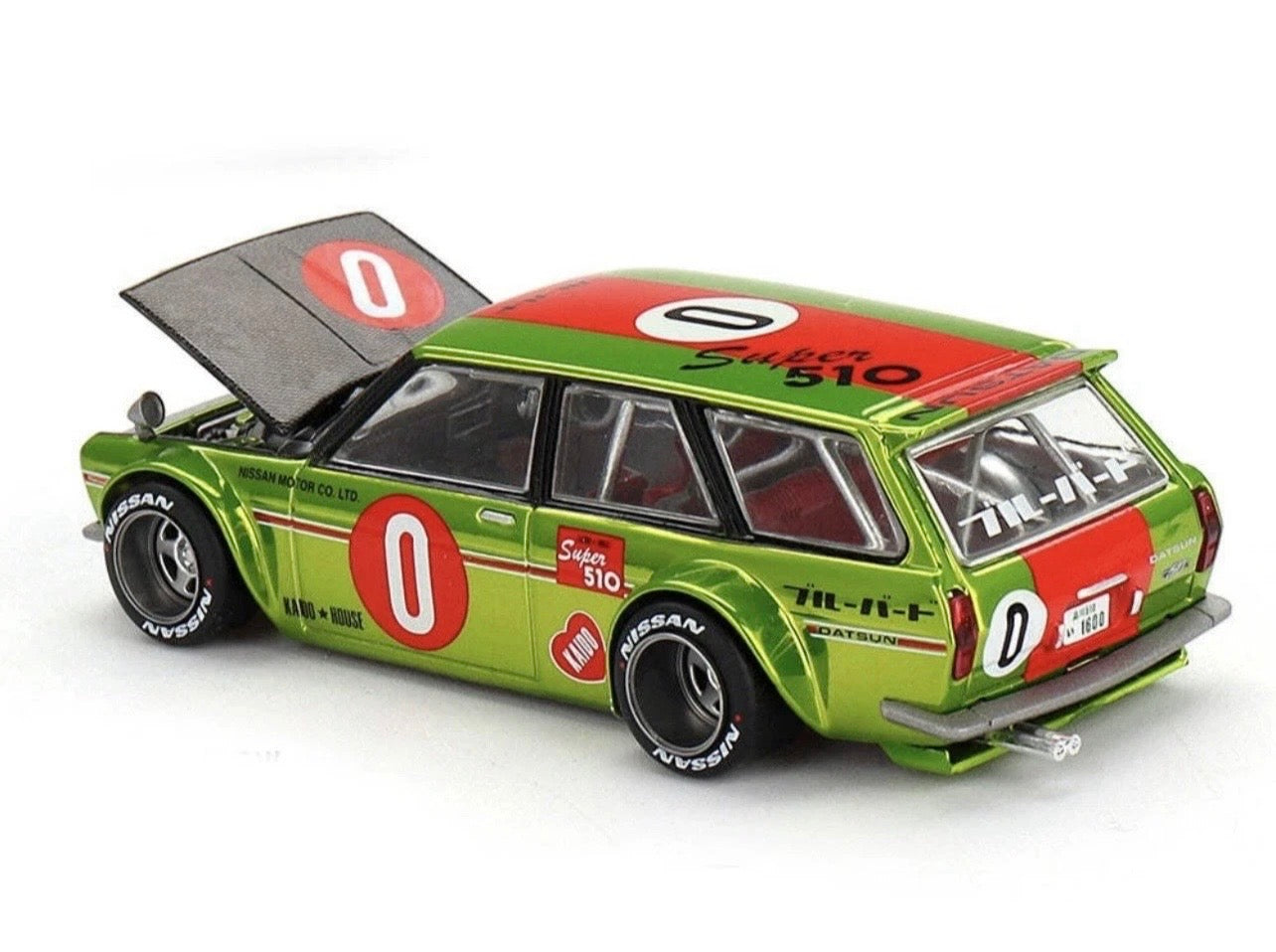 1:64 Datsun Kaido 510 Wagon OG Flow Yellow #164 Kaido House