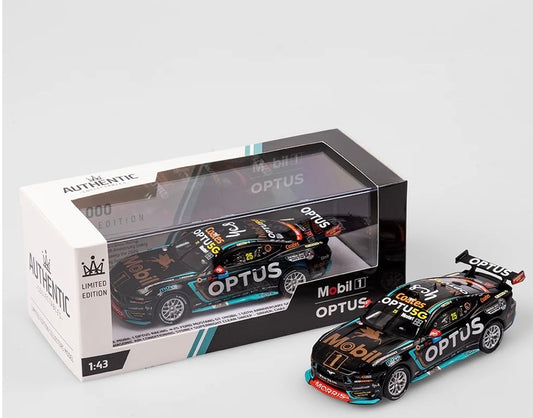 1:43 Chaz Mostert #25 2024 Sydney SuperNight  Mobil 50th Anniversary Gold Livery Authentic Collectables