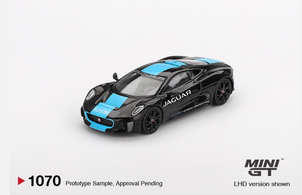 1:64 Jaguar C-X75 Black Mini GT 1070