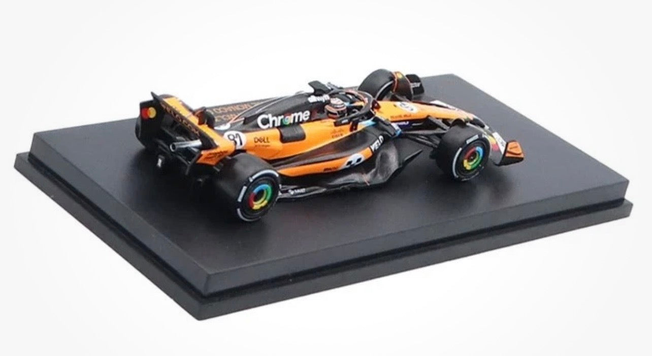 1:64 McLaren Formula1 Team MCL39 #81 Oscar Piastri 3rd Place Monaco GP 2025 Minichamps
