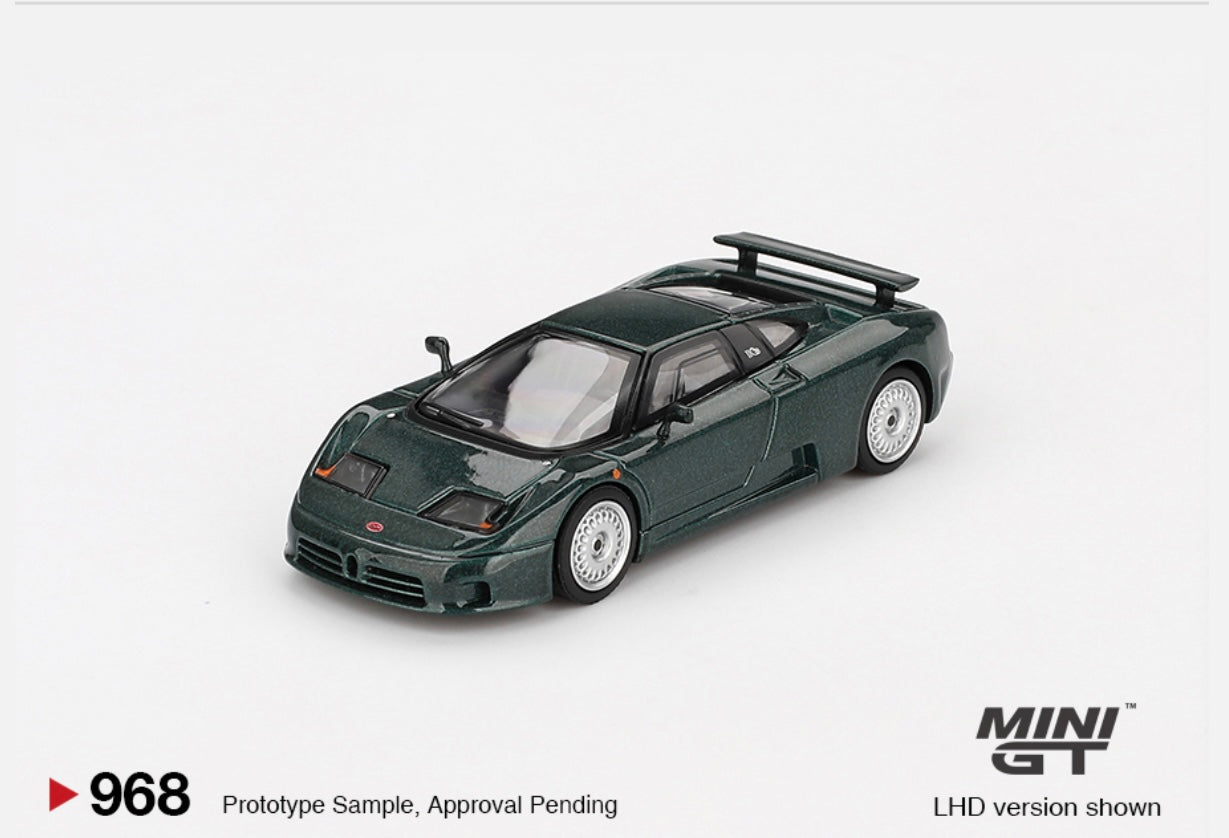 1:64 Bugatti EB110 GT Verde Scuro Mini GT 968