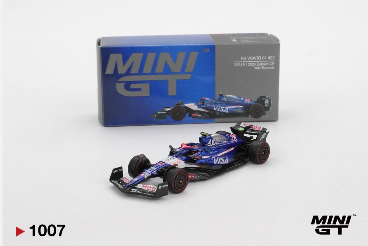 1:64 RB VCARB 01 #22 Yuki Tsunoda 2024 F1 2024 Bahrain GP Mini GT 1007