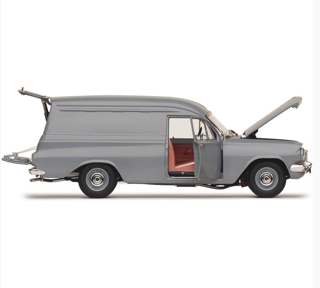 1:18 Holden EH Panel Van Gundagai Grey Classic Carlectables