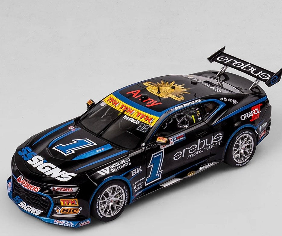 1:18 Chevrolet Camaro ZL1 Brodie Kostecki #1 2024 Perth Supersprint Erebus Motorsport Authentic Collectables
