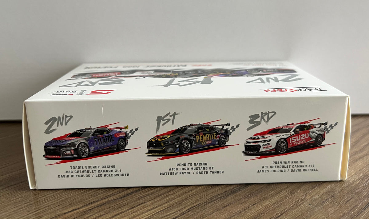 1:64 2025 Bathurst 1000 Podium Triple Set Trackstars Penrite Racing Tradie Energy Racing PremiAir Racing