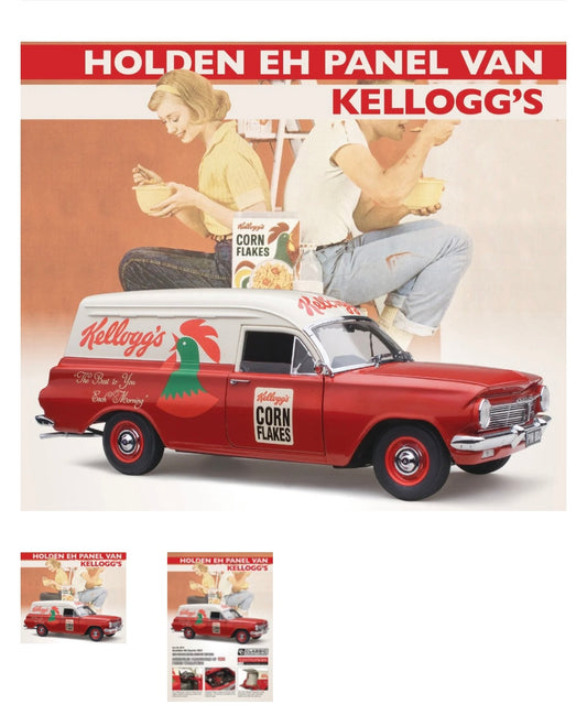 1:18 Holden EH Panel Van Kellogg’s Corn Flakes Classic Carlectables