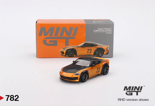 1:64 Nissan Fairlady Z LB National Works LB Gold Mini GT 782