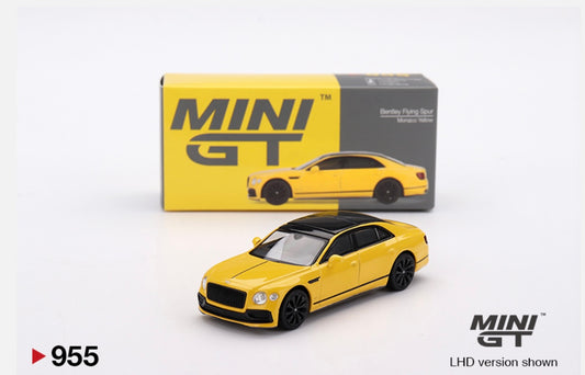 1:64 Bentley Flying Spur Monaco Yellow Mini GT 955