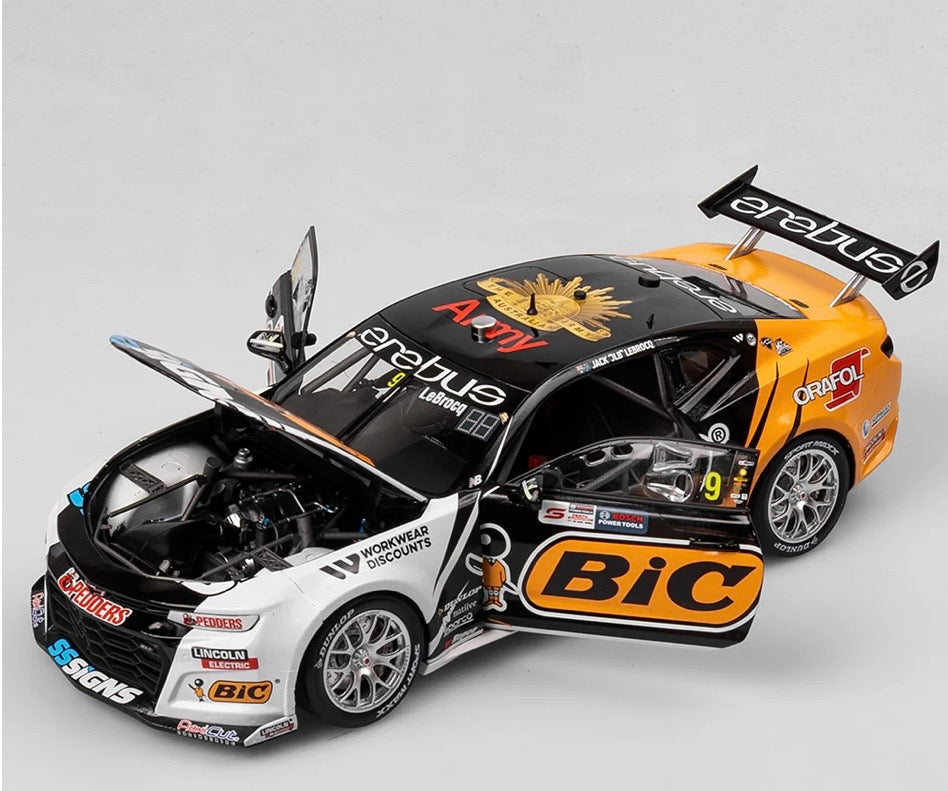 1:18 Chevrolet Camaro ZL1 Jack Le Brocq #9 2024 Perth Supersprint Erebus Motorsport Authentic Collectables