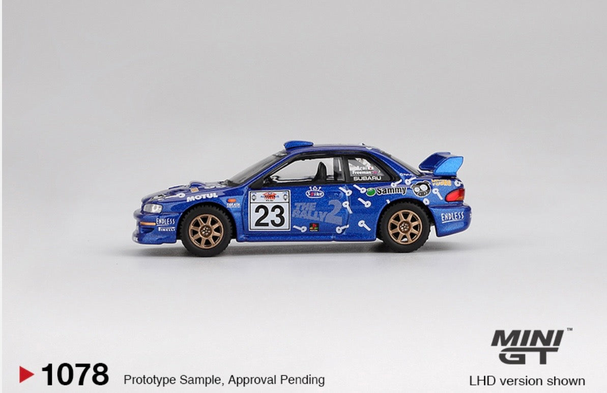 1:64 Subaru Impreza WRC99 #23 2000 Acropolis Rally  Mini GT 1078