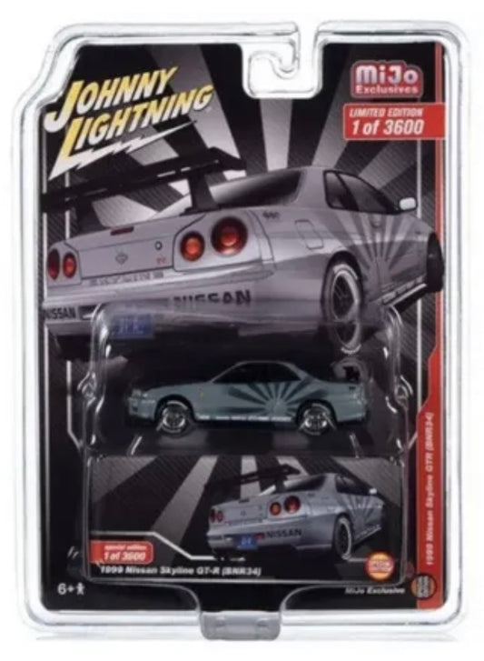 1:64 Nissan Skyline GT-R (BNR34) Johnny Lightning
