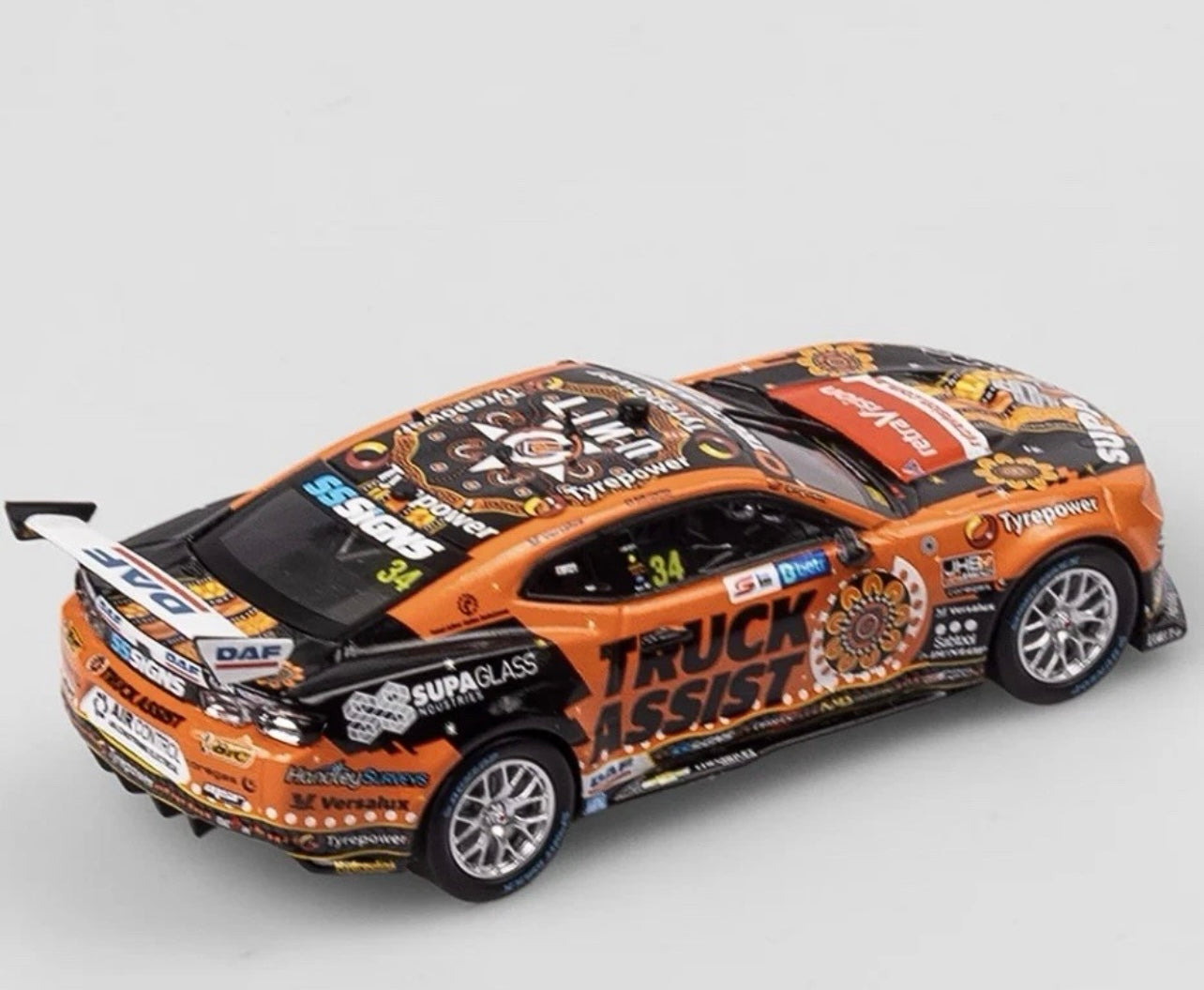 1:43 Truck Assist Racing Chevrolet Camaro ZL1 #34 Jack Le Brocq 2023 Darwin Indigenous Race 15 Winner MSR Authentic Collectables