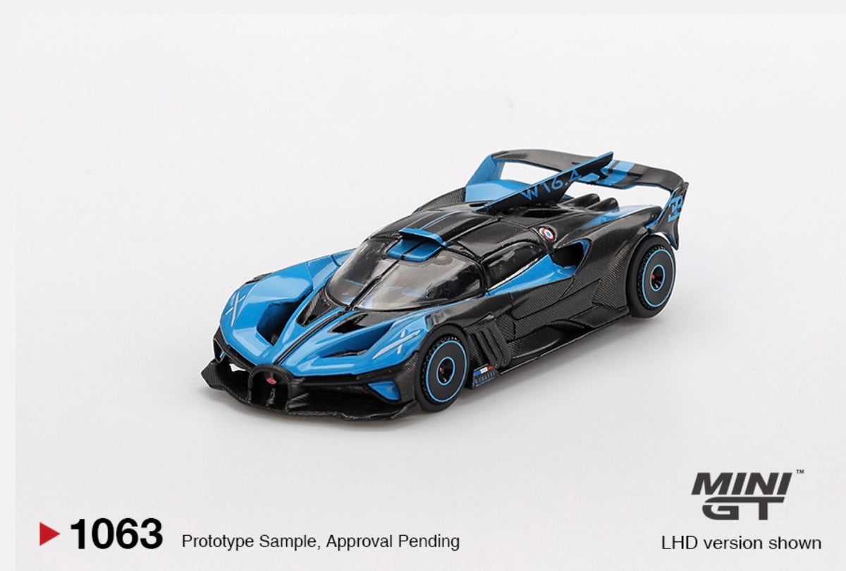 1:64 Bugatti Bolide Presentation Mini GT 1063