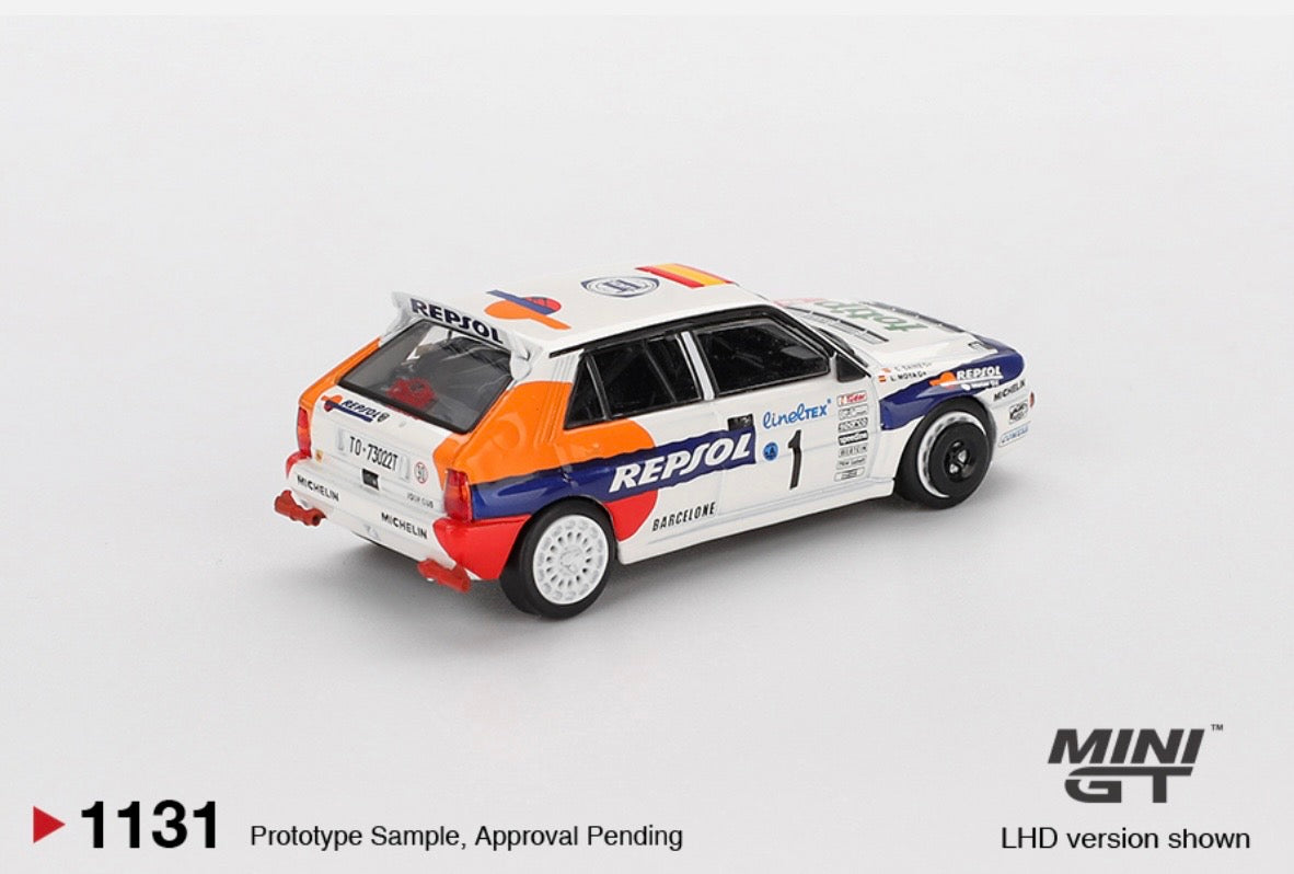 1:64 Lancia Delta HF Integrale Evoluzione #1 1993 Rallye Monte-Carlo Mini GT 1131