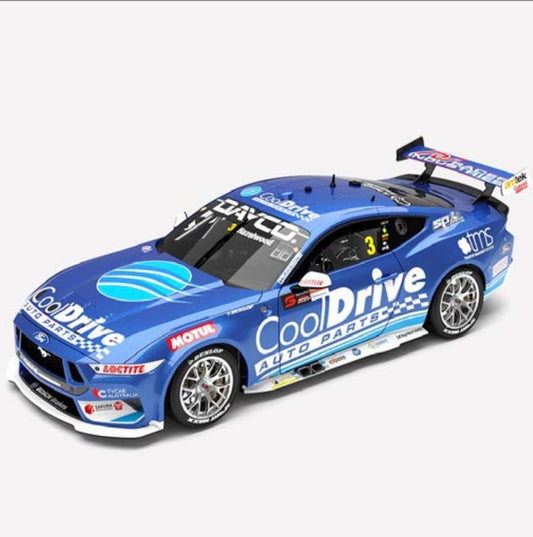 1:43 Ford Mustang Todd Hazelwood #3 CoolDrive Racing 2023 Repco Supercars Championship Season Authentic Collectables
