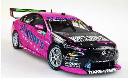 1:43 Bryce Fullwood #14 2022 Darwin Brad Jones Racing Holden ZB Commodore Biante