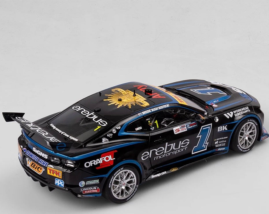 1:18 Chevrolet Camaro ZL1 Brodie Kostecki #1 2024 Perth Supersprint Erebus Motorsport Authentic Collectables