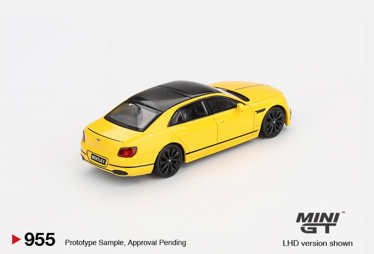 1:64 Bentley Flying Spur Monaco Yellow Mini GT 955