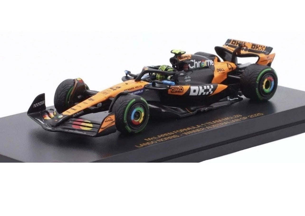 1:64 McLaren Formula1 Team MCL39 #4 Lando Norris Winner Australian GP 2025 Minichamps