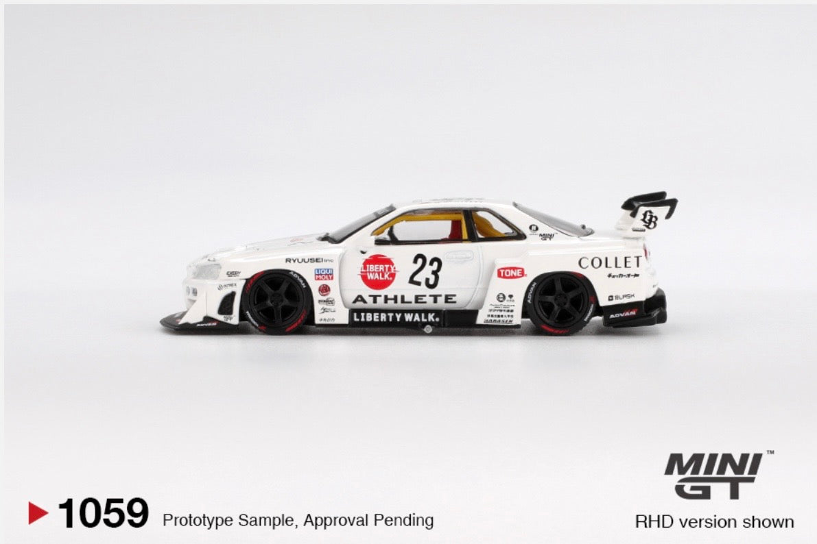 1:64 Nissan LB-ER34 Super Silhouette Athlete/Collect Mini GT 1059