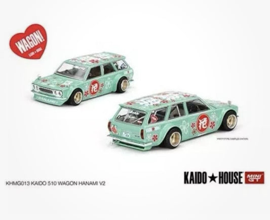 1:64 Datsun Kaido 510 Wagon Hanami V2 #013 Kaido House