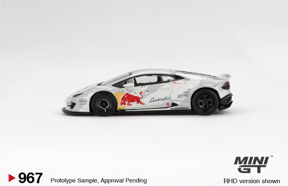 1:64 Lamborghini Huracan LB Works Ver 2 Mad Mike Nimbul Mini GT 967