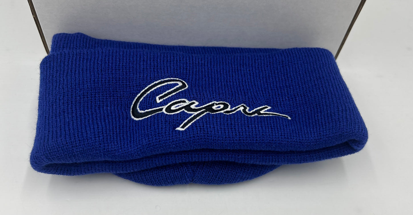 Ford Capri Embroidered Beanie Blue