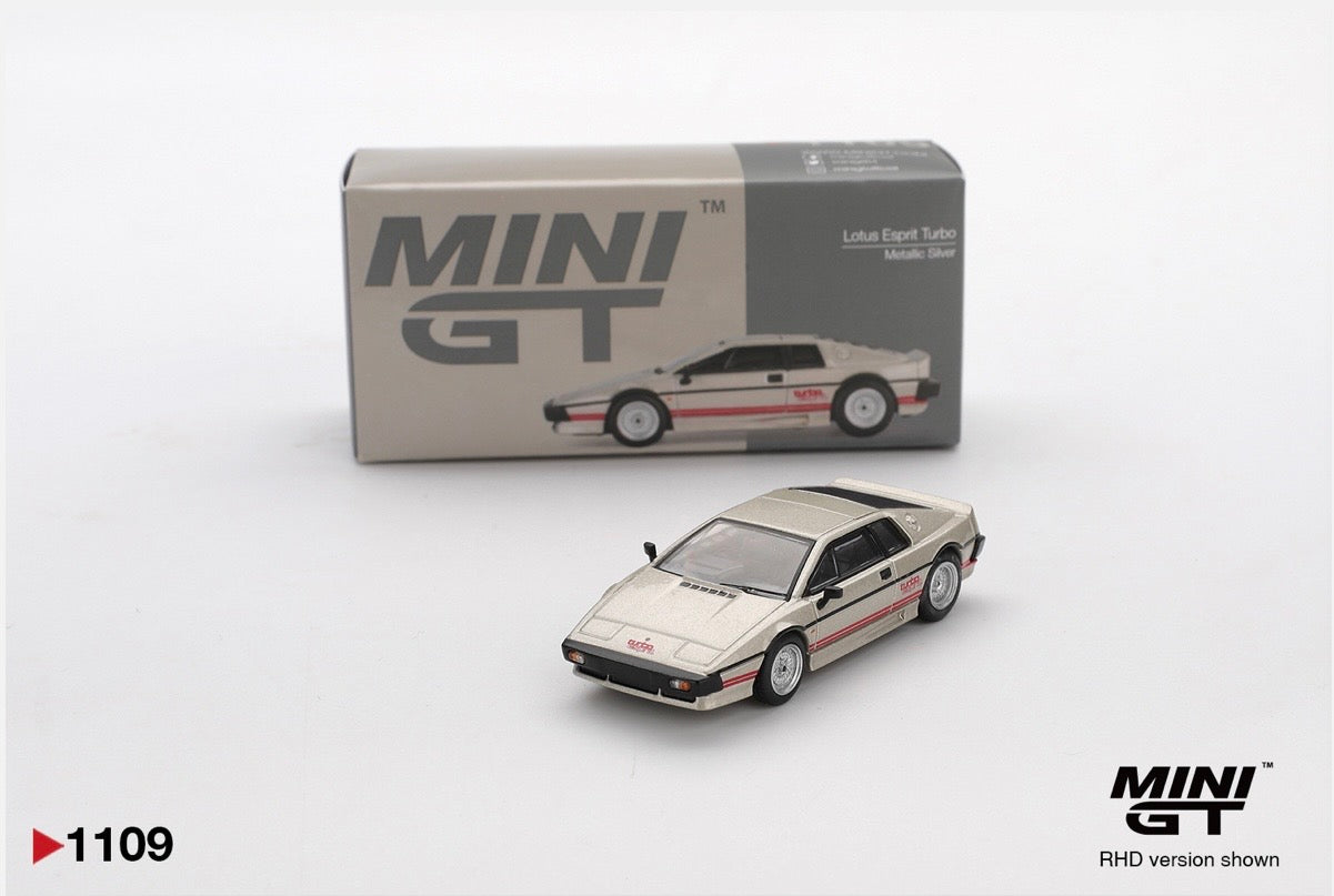 1:64 Lotus Esprit Turbo Metallic Silver Mini GT 1109