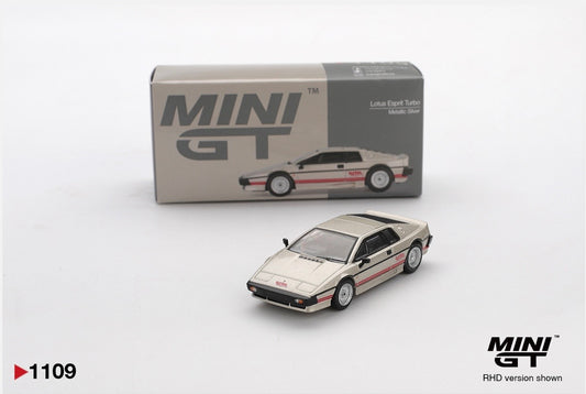 1:64 Lotus Esprit Turbo Metallic Silver Mini GT 1109