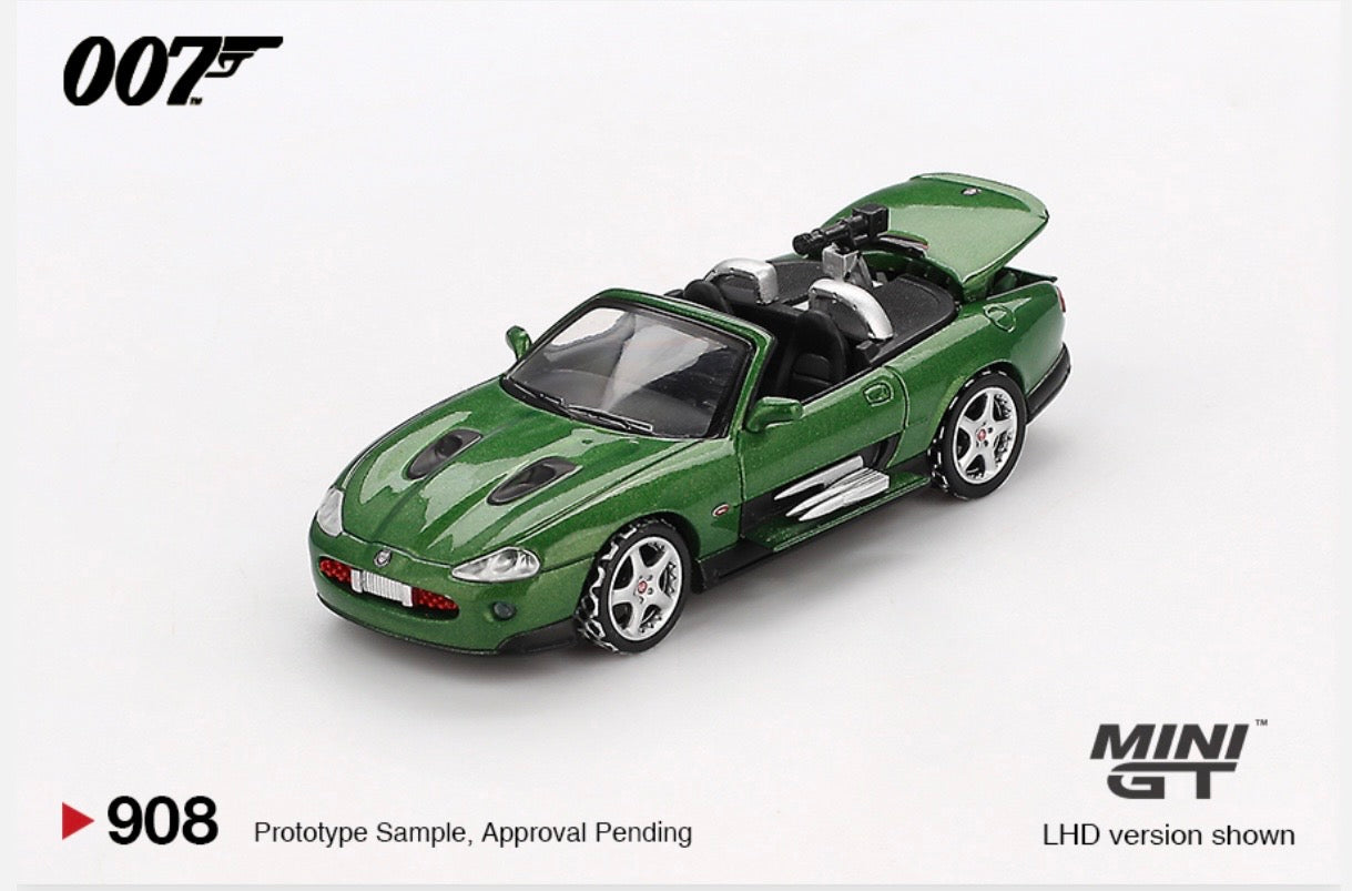 1:64 Jaguar XKR James Bond Die Another Day 007 Mini GT 908- 007E