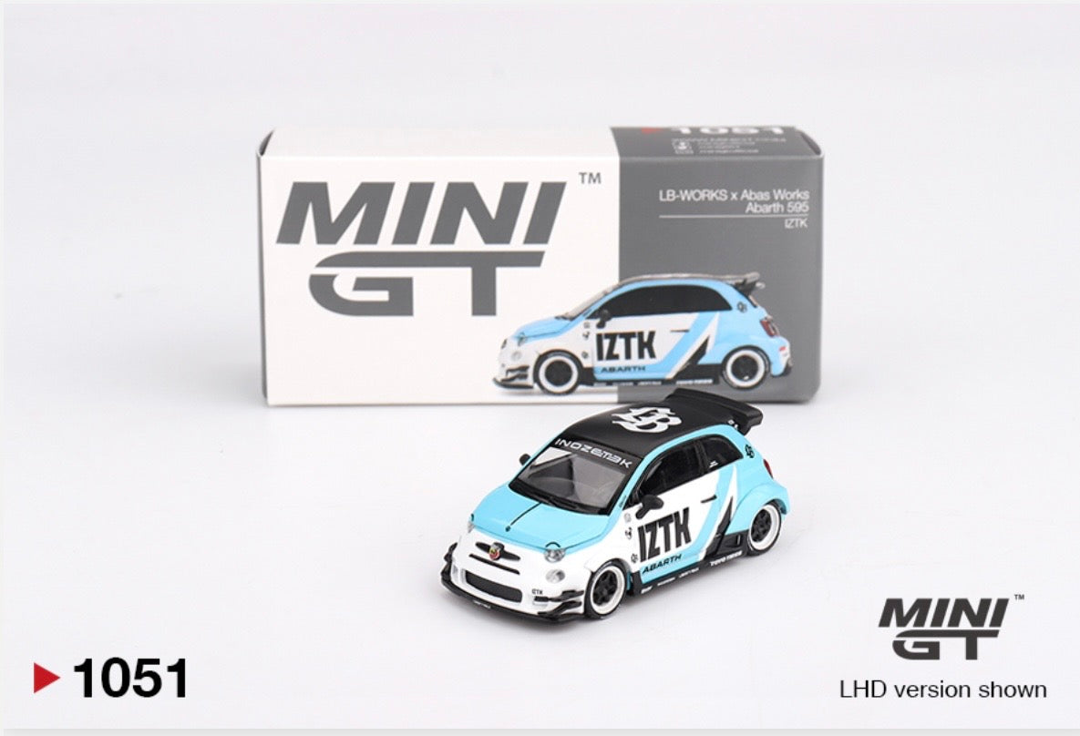 1:64 LB-Works x Abas Works Abarth 595 IZTK Mini GT 1051