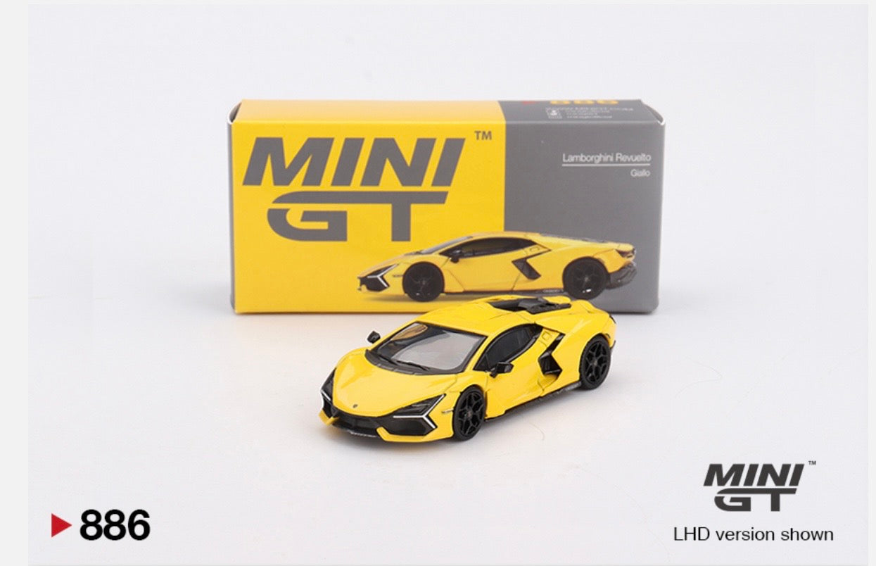 1:64 Lamborghini Revuelto Giallo Mini GT 886