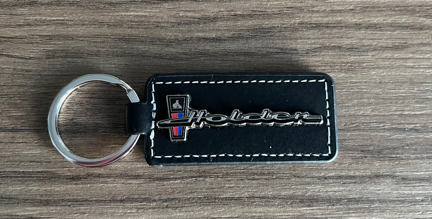 HD-HR Holden Script Leather Key Ring
