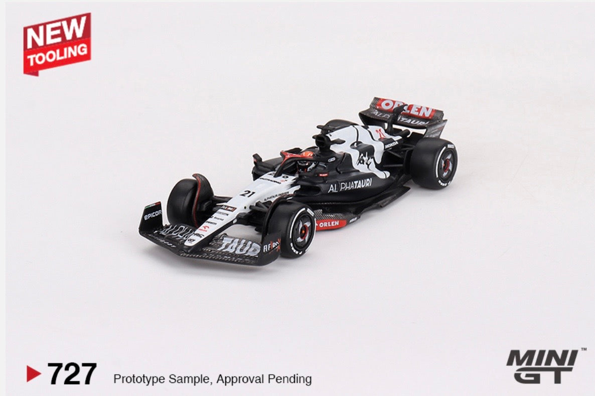 1:64 AlphaTauri AT04 #21 2023 F1 2023 Australian GP Nyck de Vries Mini GT 727