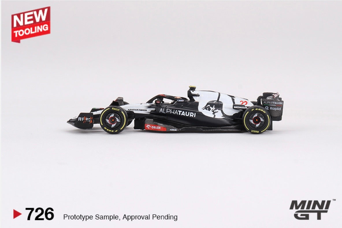 1:64 AlphaTauri AT04 #22 2023 F1 2023 Australian GP YUKI Tsunoda Mini GT 726