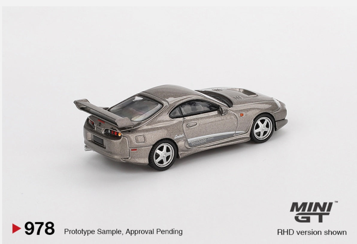1:64 Toyota Supra Veilside Combat V-11 Combat Grey Mini GT 978