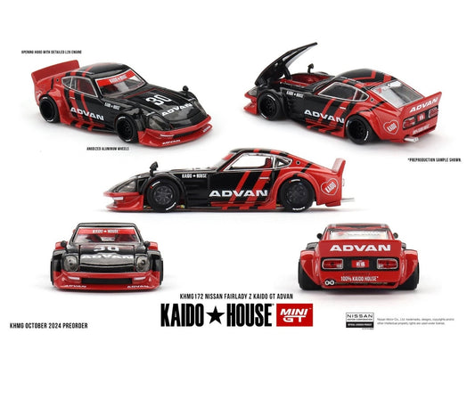 1:64 Nissan Fairlady Z Kaido GT Advan #172 Kaido House